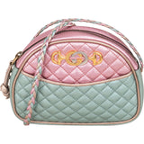 Gucci Quilted Metallic Leather Zumi Mini Crossbody Bag