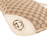 Gucci Monogram GG Canvas Interlocking G New Britt Shoulder Bag