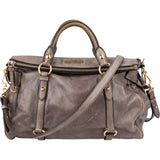 Miu Miu Vitello Lux Leather Bow Handbag