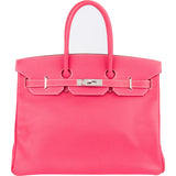 Hermès Pink Candy Epsom Leather Birkin 35 Handbag