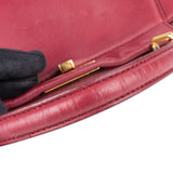 Fendi Leather Peekaboo Mini Handbag