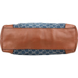 Gucci Monogram Denim GG Ophidia Medium Tote Shoulder Bag