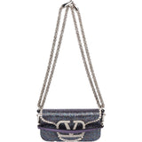 Valentino Garavani Crystal Embellished VLogo Signature Crossbody Handbag