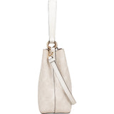 Coach White Monogram Mollie Bucket Handbag - vintageandkickz
