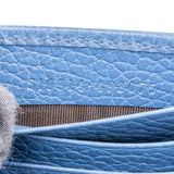 Gucci Pebbled Leather Interlocking GG Wallet On Chain Crossbody Bag