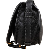 Chloé Back Leather Marcie Mini Saddle Crossbody Bag