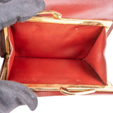 Cartier Bordeaux Leather Flap Wallet