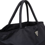 Prada Black Nylon Triangle Handbag