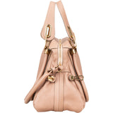 Chloé Pink Grained Leather Paraty Handbag