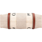 Chloé Canvas Woody Tote Medium Shoulder Bag
