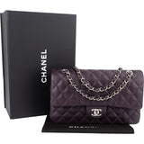 Chanel Quilted Lambskin Medium Double Flap Crossbody Bag
