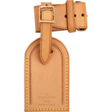 Louis Vuitton Vachetta Leather Luggage Tag Set (KAO)