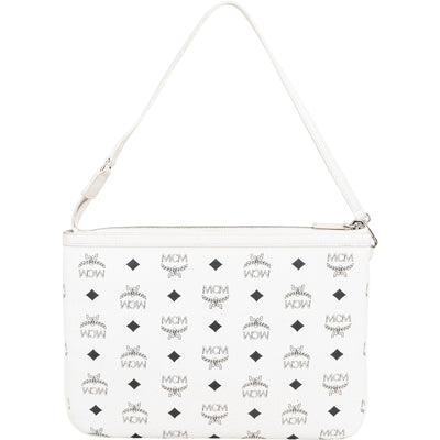 MCM Monogram Visetos Pochette Clutch Shoulder Bag