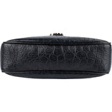 Saint Laurent Croc-Embossed Leather Lou Camera Crossbody Bag