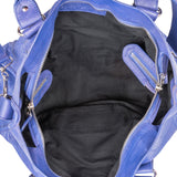 Balenciaga Blue Leather Giant City Handbag