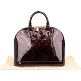 Louis Vuitton Monogram Vernis Amarante Alma PM Handbag