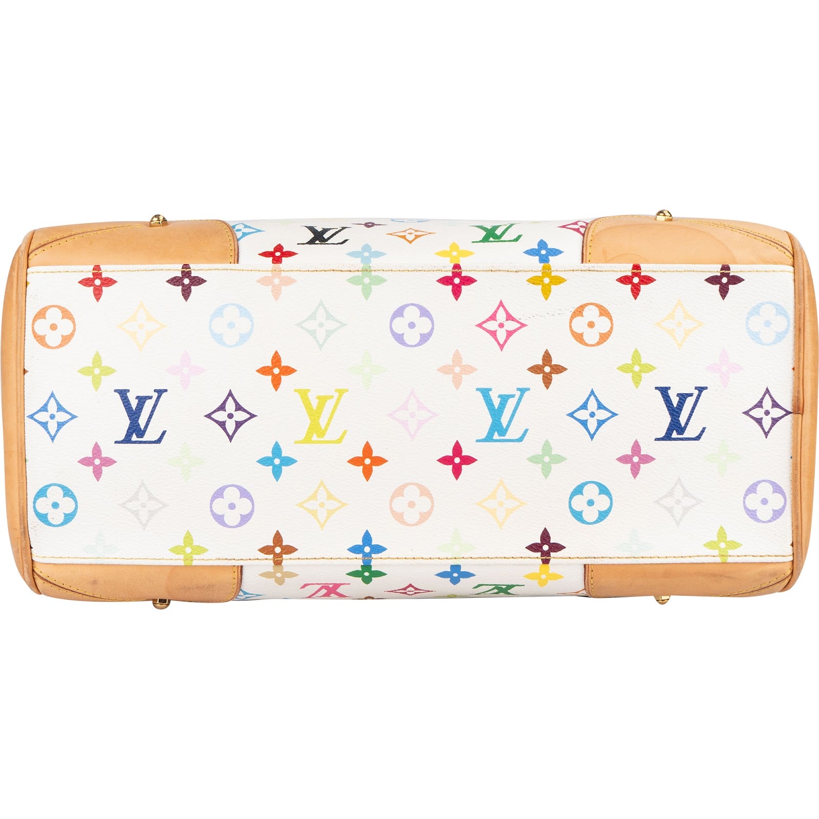 Louis Vuitton Monogram Canvas Murakami Multicolor Claudia Shoulder Bag - vintageandkickz