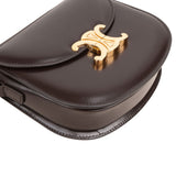 Celine Shiny Calfskin Teen Triomphe Crossbody Bag