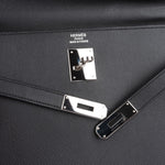 Hermès Noir Epsom Leather Sellier Kelly 35 Handbag - vintageandkickz
