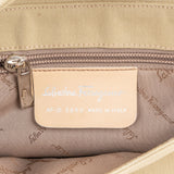 Salvatore Ferragamo Canvas Gancini Baguette Shoulder Bag