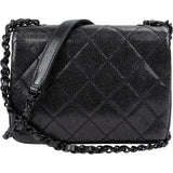 Chanel Quilted Caviar Leather Ultramatte So Black Mini Rectangular Single Flap Crossbody Bag