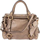 Miu Miu Vitello Lux Bow Small Crossbody Handbag