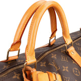 Louis Vuitton Monogram Canvas Keepall 60 Bandoulière Travel Bag