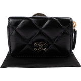Chanel Quilted Lambskin CC Mini Zipped Coin Purse Bracelet