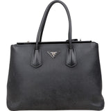 B04 Prada Black Saffiano Leather Lux Galleria Handbag xx - vintageandkickz