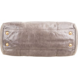 Prada Vitello Shine Leather Bauletto Satchel Handbag