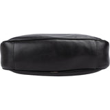 Gucci Black Leather Bamboo Top Handle Shoulder Bag