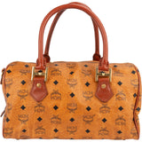 MCM Monogram Visetos Boston Handbag