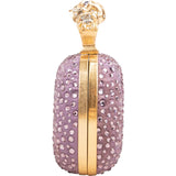 Alexander McQueen Crystal Embellished Knuckle Box Clutch Bag