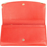 Cartier Red Leather Continental Wallet