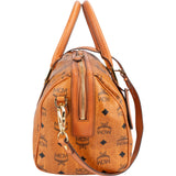 MCM Monogram Visetos Heritage Boston Handbag