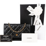 Chanel Caviar Leather Wallet On Chain Crossbody Bag
