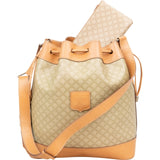 Celine Macadam Monogram Bucket Shoulder Bag - vintageandkickz