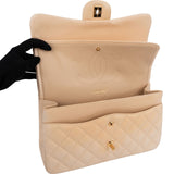 Chanel Quilted Lambskin Jumbo Double Flap Crossbody Bag