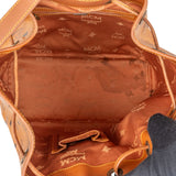 MCM Monogram Visetos Drawstring Shoulder Bag