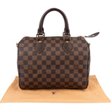 Louis Vuitton Monogram Damier Ebene Speedy 25 Handbag