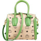 MCM Monogram Visetos Delmy Boston Mini Handbag