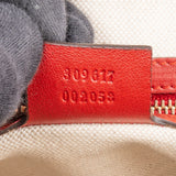Gucci Red Microguccissima Patent Leather Dome Handbag - vintageandkickz