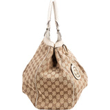 Gucci Monogram GG Canvas Big Sukey Tote Handbag