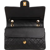 Chanel Quilted Lambskin 24K Gold Medium Double Flap Shoulder Bag