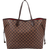 Louis Vuitton Monogram Damier Ebene Canvas Neverfull GM Shoulder Bag