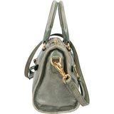 Miu Miu Vitello Shine Leather Mini Bauletto Handbag