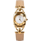 Gucci Gold Tone Leather 6300L Women Watch