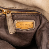 Miu Miu Vitello Lux Leather Bow Handbag