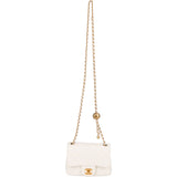 Chanel Quilted Lambskin Mini Rectangular Single Flap Adjustable Crossbody Bag - vintageandkickz