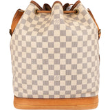 Louis Vuitton Monogram Damier Azur Canvas Sac Noé Grande Shoulder Bag